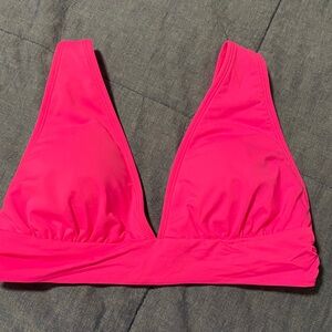 SHEIN Hot Pink Bikini Top